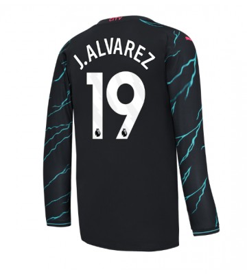 Manchester City Julian Alvarez #19 Tredje Tröja 2023-24 Långärmad